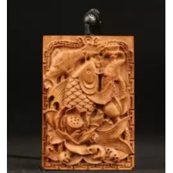 木雕定製無事牌掛件令牌定做款式