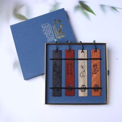 古典創意古琴書籤質琵琶書籤定製